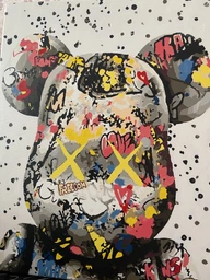 Картина по номерам "Bearbrick" холст на подрамнике 40x50 см RB-0802 фото от покупателей 5