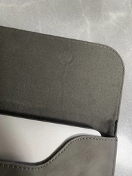 Чохол конверт на магніті для ноутбука або планшета з екошкіри для Macbook Air Pro 13 Cірий