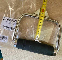 Ручка для тяги EasyFit одинарна закрита обгумована на дельту/біцепс (рукоятка для тяги) EFOD16