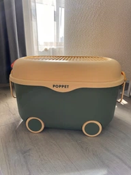 Багатофункціональний ящик для зберігання іграшок POPPET "Каченя Грін", на колесах, великий PP-001G-L фото від покупців 2