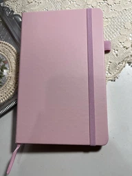 Книга записна Buromax Etalon 125х195мм 96 аркушів у крапку обкладинка зі штучної шкіри рожевий (BM.291360-15) фото від покупців 2