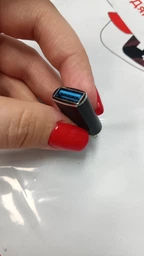 Адаптер перехідник OTG USB 3.0 Lightning Gray фото від покупців 1