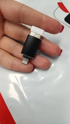 Адаптер перехідник OTG USB 3.0 Lightning Gray