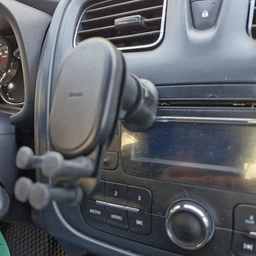 Держатель для телефона в машину Baseus Stable Gravitational Car Mount Air Outlet (4.7"&nbsp;- 6.7"). Black