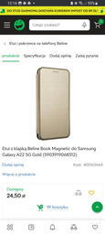 Чохол-книжка Beline Book Magnetic для Samsung Galaxy A22 5G Золото (5903919068312)