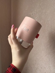Ультразвуковой бесшумный портативный мини увлажнитель воздуха ночник Car Humidifier H2O 500 мл Белый