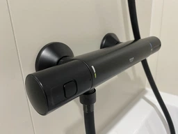 Смеситель для душа с термостатом GROHE QuickFix Precision Start Black UA303908T1 (345942430 + 279482430)