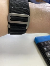 Нейлоновий ремінець Fruct Alpine Loop for Apple Watch 42/44/45/46/49 mm Grey фото від покупців 6