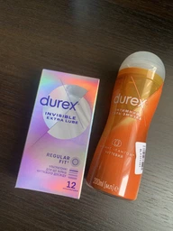 Презервативы латексные с силиконовой смазкой Durex Invisible Extra Lube (ультратонкая с дополнительной смазкой) 12 шт (5052197057089) фото от покупателей 1