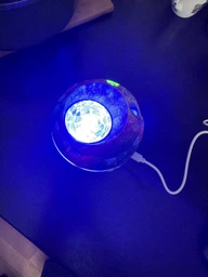 Проектор галактики Яйце, нічник зоряного неба лазерний, з Bluetooth колонкою, пультом Фіолетовий