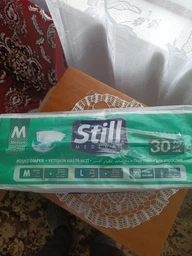 Підгузки для дорослих STILL Adult Diaper L 30 шт памперси великих розмірів 110-150 см для людей похилого віку з індикатором вологості з високою поглинальною здатністю та еластичними бортами для активного способу життя фото від покупців 13