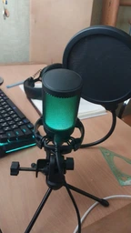 Мікрофон для блогерів FIFINE AmpliGame A2 ігровий стрімінговий з RGB підсвіткою (51000) фото від покупців 4