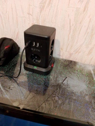 Универсальный сетевой удлинитель RZTK Tower Wireless + 3 USB-A + 1 USB-C Black (TWB7) 1.8 м фото от покупателей 12