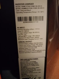 Інвертор гібридний PowMr VM PLUS-6.2KW 48 Bольт