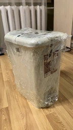 Ведро для мусора MBM HOME с крышкой и педалью BIN-01 20л Серое (BIN-01 20L GRAY) фото от покупателей 11