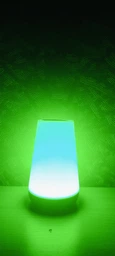 Аккумуляторний нічник з USB зарядкою LED RGB лампа в спальню Villa Volance з пультом, зміна 13 кольорів, регулювання яскравості біла + жовта фото від покупців 1
