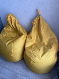 Крісло Мішок Груша Оксфорд Waterproof (3XL-150х100) iQmebel Помаранчевий (знімний чохол) фото від покупців 8