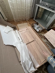 Прихожая из ДСП Орион Дуб Самоа/Белый Мебель Сервис фото от покупателей 11
