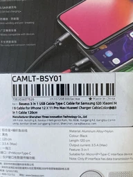 Кабель швидка зарядка BASEUS 3іn1