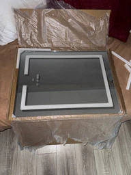 Дзеркало настінне Qtap Mideya MI1 600×800 мм з LED-підсвіткою, димером та антизапотіванням