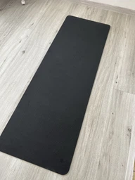 Килимок для йоги та фітнесу TPE (йога мат, каремат спортивний) OSPORT Yoga ECO Pro 6мм (FI-0076) Чорно-салатовий фото від покупців 2