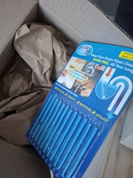 Палички від засмічення раковини зливу Sani Sticks Blue фото от покупателей 1