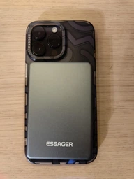 Павербанк для iPhone MagSafe ESSAGER 5000mah Magnetic Power Bank (KR-W002) Зовнішній ультратонкий акумулятор Titanium фото від покупців 2