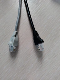 Внешний патч корд интернет кабель 100м Cat5e медный проводник 1Гбит черный (88063sk)