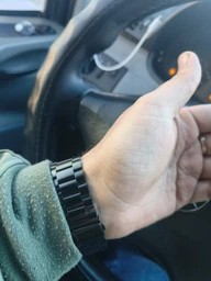 Комплект для годинника Amazfit GTR4 чорний (чохол + ремінець Rolex design 22 мм) фото від покупців 1