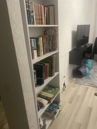 Книжный шкаф Doros большой 180х63х22 см Белый (40515974) фото от покупателей 18