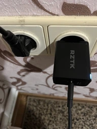 Зарядний пристрій RZTK GaN2 65W 2 USB-C (PD3.0) + кабель USB-C 100W Black фото від покупців 15
