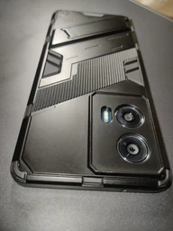 Захисний чохол з підставкою Deexe Bibercas для Motorola Edge 50 Fusion - Black фото від покупців 1