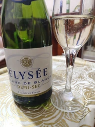 Вино ігристе Elysee Blanc De Blancs Demi-Sec біле напівсухе 0.75 л 10.5% (3438931003505)