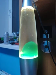 Настольная Лава лампа с воском LAVA LAMP 34,5см Зеленая фото от покупателей 2