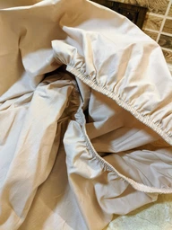 Простынь на резинке Good-Dream Бязь Beige 120х190 (GDBCSHEETF120190)