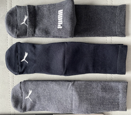 Набор женских носков высоких хлопковых Puma Unisex New Generation Cushioned Cre 93837202 35-38 3 пары Черный (8720245566971)