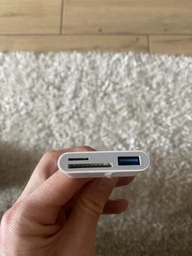 Перехідник для iPhone на SD Card Reader адаптер для iPad на картрідер фото від покупців 8