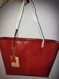 Сумка шоппер женская из натуральная кожи Vintage leather-22076 Бордовая