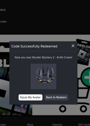 Roblox: Knife Crown - Murder Mystery 2 фото от покупателей 3