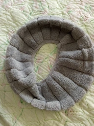 Мягкий универсальный, теплый чехол для унитаза Toilet seat cover фото от покупателей 1
