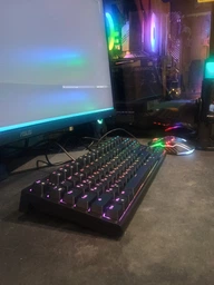 Клавиатура механическая проводная GamePro MK180W Hot-Swap Red Swich TKL RGB White фото от покупателей 9