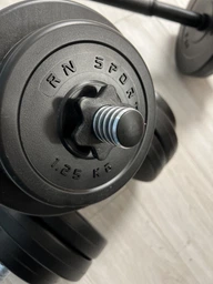 Гантели с функцией штанги 2 в 1 RN-Sport 36 кг (BD-TR36) фото от покупателей 11