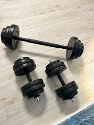 Гантели с функцией штанги 2 в 1 RN-Sport 36 кг (BD-TR36) фото от покупателей 8