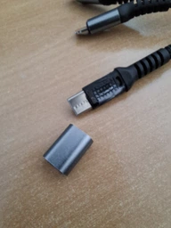 Кабель для зарядки універсальний 3 в 1 Lightning/micro-USB/USB Typ-C Чорний фото від покупців 3
