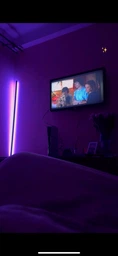 Напольная угловая светодиодная RGB LED лампа - торшер для спальни 1.2 м