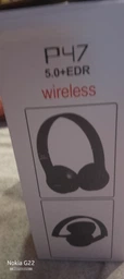 Бездротові навушники «Котячі вуха» з мікрофоном, Bluetooth-навушники Cat Ear P47, чорні фото від покупців 2