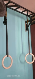 Деревянные гимнастические кольца со стропами Troli Wooden Rings with Slings 5.5 метров х 25мм 28мм