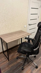 Стіл розкладний Моріс Ferrum-decor 750x1000x600 Чорний метал ДСП Кашемір 16 мм (MORI1013) фото від покупців 1