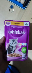 Вологий корм Whiskas для кошенят з куркою в желе 84шт*85 г фото від покупців 2