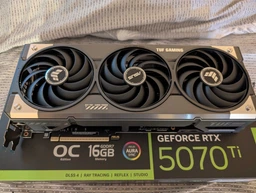 Відеокарта ASUS GeForce RTX 5070 Ti TUF Gaming OC 16GB GDDR7 DLSS4 (TUF-RTX5070TI-O16G-GAMING) EU